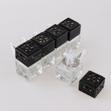 Maxbell Maxbell 5Pcs 6ML Car Perfume Bottle Essential Oil Fragrance Diffuser Vials Black