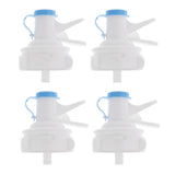 Maxbell 4 Piece Water Bottle Top Spigot Dispenser Valve Faucet Bucket Bibcock Pump