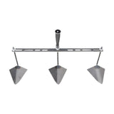 Maxbell Garden Hoe Triangle Head Transplanting Cutting Farming Loosening Garden Tool 60cm Three Head