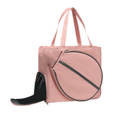 Maxbell Tennis Bag Portable with Zipper Racquet Cover Outdoor Sports Racquet Handbag Pink