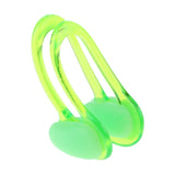 Maxbell Maxbell Men Women Soft Silicone Swim Swimming Nose Clip with Storage Case Green