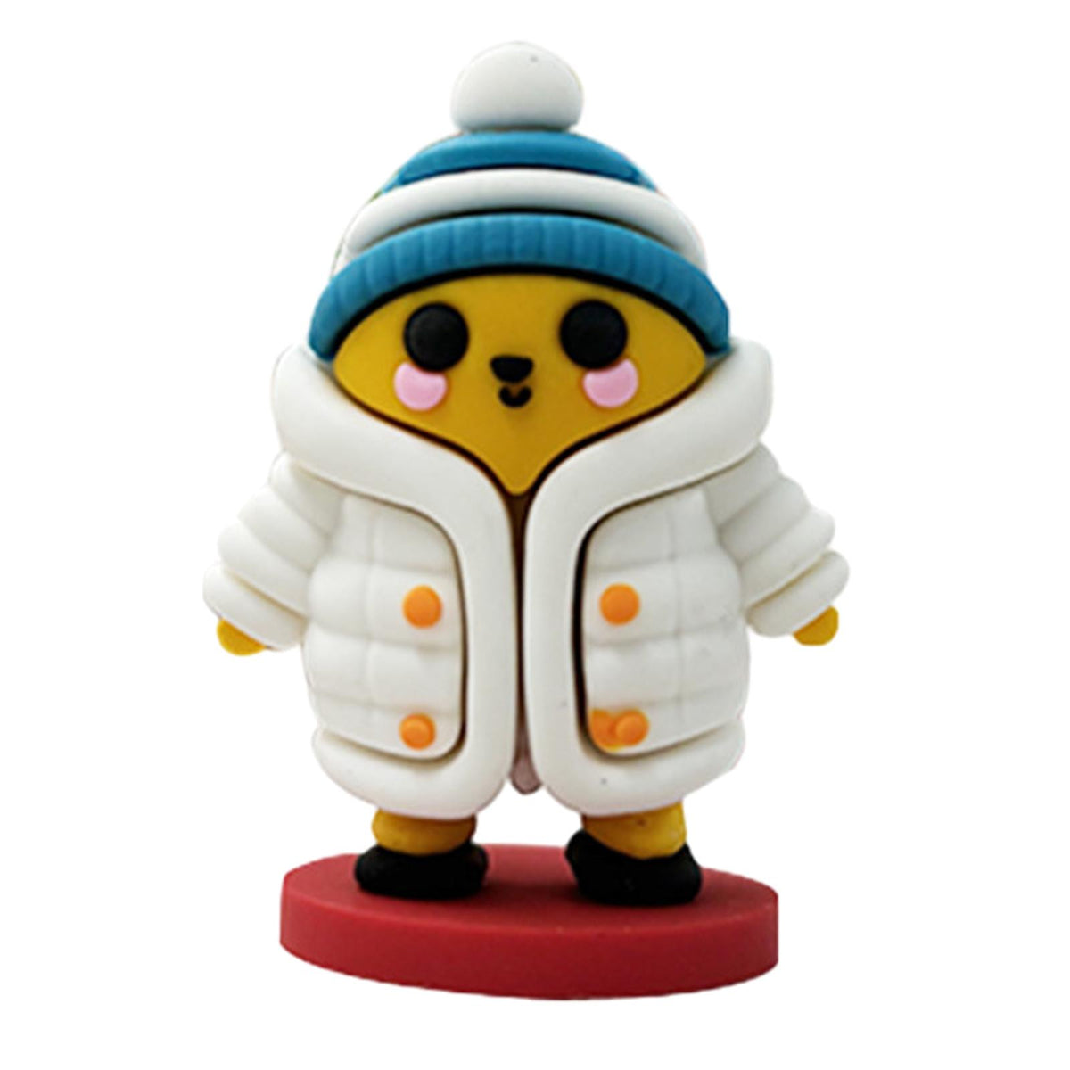 Maxbell Mini Desk Statue Doll Sculpture Tabletop Centerpiece Home Miniature Figurine White Coat