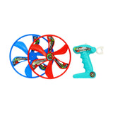 Maxbell Pull Cord Flying Disc Toy Portable Creative Funny for Family Girls Boys Kids