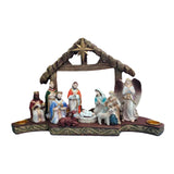 Maxbell Christmas Nativity Scene Figurine Set Crafts for Xmas Gift Holiday Religious