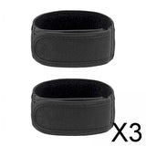 Maxbell 3x2Pcs No Buckle Elastic Belts Fits 1 inch Belt Loops Buckle Free Waist Belts Length 33cm