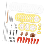 Maxbell Flute Maintenance Kit Flute Fix Diy Repairing Flute Pads for Flute Lovers Flute