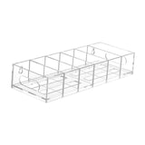 Maxbell Tumbler Lid Organizer Multiuse 6 Compartments for Household Tabletop Cabinet