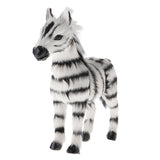 6.9 Inch Realistic Zebra Statue, Simulation Wild Animal Model Kids Educational Toy, Birthday Gift - Aladdin Shoppers