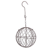 Maxbell 2pcs Retro Iron Moon Shape Succulent Pot Metal Hanging Planter Plant Holder