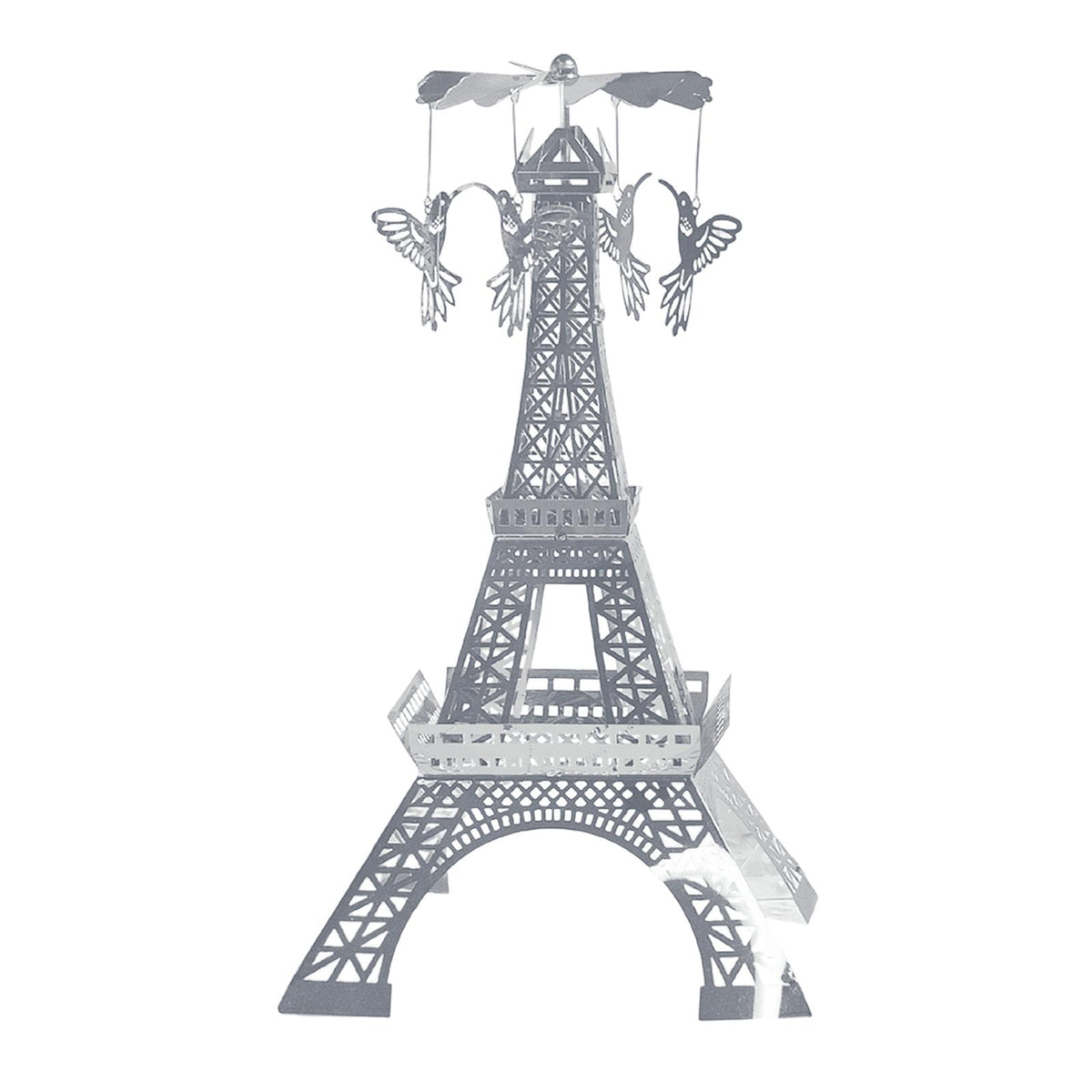Maxbell Maxbell Eiffel Tower Figurine Rotating Candle Holder Ornament Lovely Decor Durable Bird