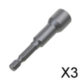 Maxbell 3x6/7/10/12mm Hex Socket Bar Wrench Adapter Drill Power Driver Extension 10mm