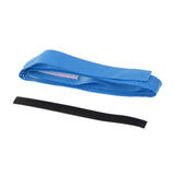 Maxbell Non-slip Stretchy Tennis Racquet Sweat Fishing Rod Grip Tape Blue and Black
