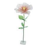 Maxbell Artificial Flower Realistic Elegant Floral Arrangement for Event Garden Home Orange Pink