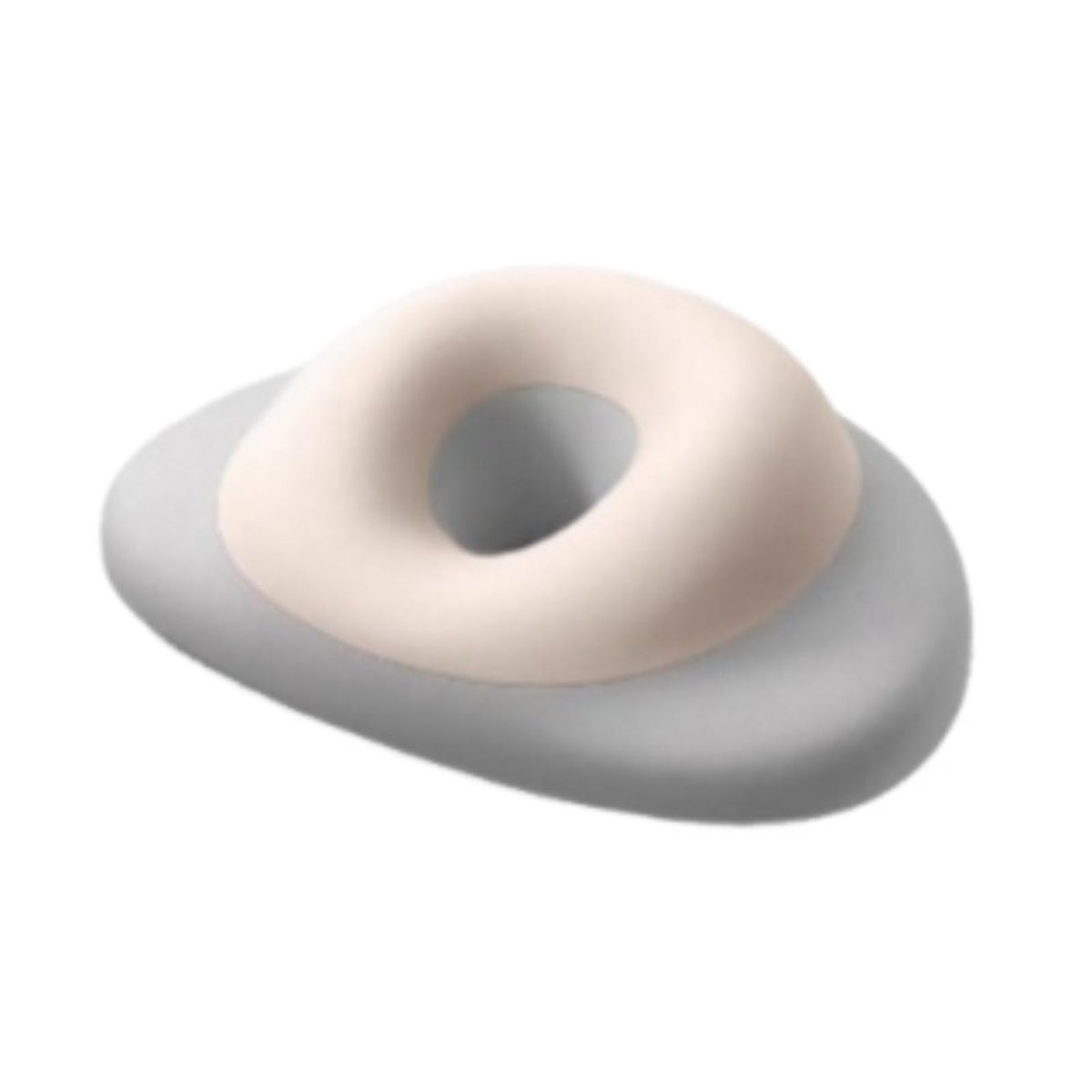 Maxbell Face Down Pillow Ergonomic Salon Massage Pillow for Desk Beauty Salon Gray White
