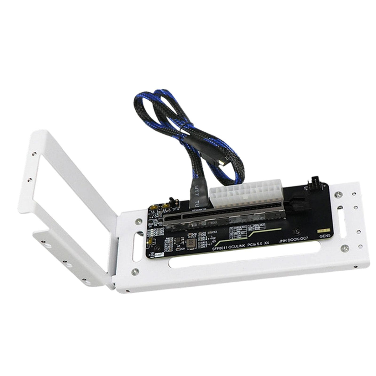 External Graphics Card GPU Dock Parts Versatile Practical with Stand Bracket White