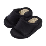 Maxbell Wedge Sandal Slides Foot Massage Calf Stretcher Household Half Sole Slippers Black