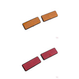 Maxbell 8pcs Rectangle Reflectors Universal for Motorcycle ATV Dirt Bike Scooter