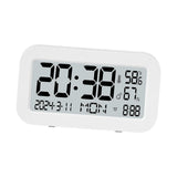 Maxbell Maxbell Alarm Clock Snooze Setting Large Display LCD Clock for Indoor Bedroom Office White