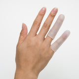 Maxbell Maxbell 2 Pairs Thumb Protectors Splint Silicone Finger Sleeves Caps Cover White