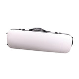 Maxbell 4/4 Violin Hard Shell Case Sturdy Protective for Beginner Gift Violin Player White