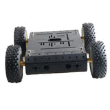 Maxbell C3 4WD Smart Robot Car Chassis w/ Motor 85mm Silver Wheel Educational Toy