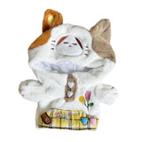 Maxbell 20cm Plush Doll Clothes Detachable Cartoon for Kids Soft Decoration Dress up White