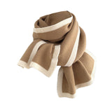 Maxbell Women Scarf Neck Scarf Ladies Scarf Cold Weather 175 cm Soft Gift Knit Scarf Khaki