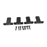 Maxbell 4 String Headless Guitar Locking Nut Bass Guitar Bridge Strings Locks Black
