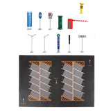 Maxbell 1:64 Large Parking Lots Mat Model Car Diecast Garage Miniature Car Models Show Style E