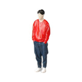 Maxbell 1:64 Home Decor Centerpiece Mini Figure Model for Study Room Bedroom Desktop Boy In Red