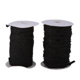 50 yard Roll Black Snap Tape Buttons Resin Buttons Invisible for Garment