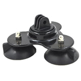 Triple Low Angle Suction Cup Car Windscreen Dash Mount for GoPro Hero 1/2/3/3+/4