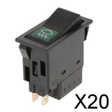 Maxbell 20x4Pins Fog Light Rocker Switch On Off Control for Car Truck Engineering Train