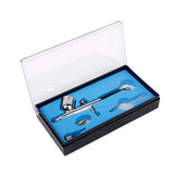 Maxbell Airbrush Sprayer Gun + 0.3mm Needles + 0.3mm Nozzles + Cleaning Brushes Set Kit