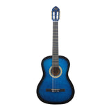 Maxbell 39" Beginner Classical Guitar Guitar Accessories for Students Beginners Kids Blue