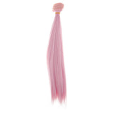 Maxbell 2 Pieces Doll DIY Hair Bulk Wigs For Doll Hairpiece Making Supplies