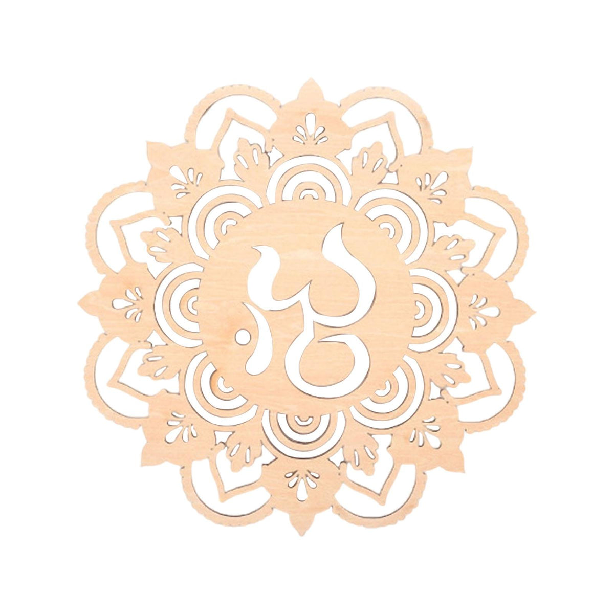 Geometric Wood Wall Art Boho Abstract Ornament for Bathroom Kitchen Entryway Style A