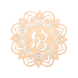 Geometric Wood Wall Art Boho Abstract Ornament for Bathroom Kitchen Entryway Style A