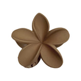 Maxbell Flower Big Hair Claws Clip Fashion Headwear Accessories for Thick Hair Women brown