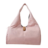 Maxbell Gym Bag Portable Overnight Bag Sports Duffel Bag for Camping Fitness Workout Light Pink