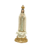 Maxbell Our Lady of Fatima Figure Resin Chapel Collection Blessed Mary Statue beige