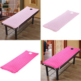 2 Nonslip Massage Table Sheet Cover with Elastic Band 190x80cm Pink Rose Red