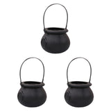Maxbell Halloween Candy Cauldron Pot Portable Candy Bucket for Cafe Dining Room Desk No Flame