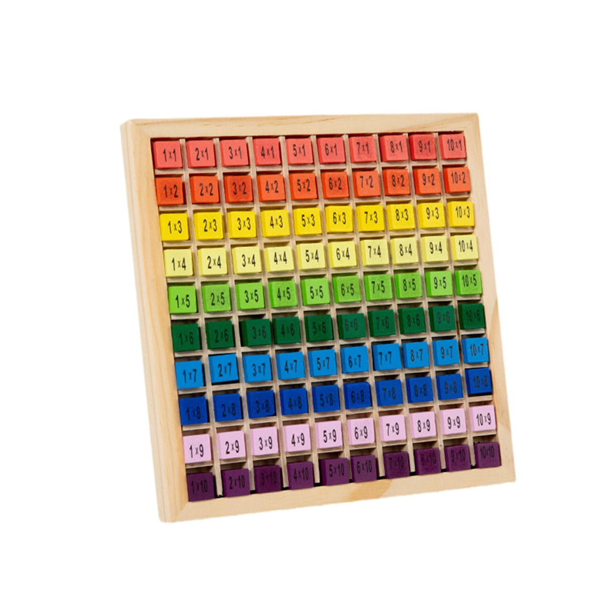 Multiplication Table Times Table Number Blocks Numbers Board Puzzle for Kids