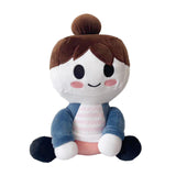 Maxbell Buddies Plush Game Plush Animal Beautifully Plush Doll for Friends Gift Fans Brown Hair Girl