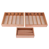 Maxbell Maxbell Montessori Math Number & Quantity Learning 45Pcs Spindle Bars Counting Games Play