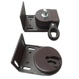 Maxbell Exterior Sun Shades Mounting Brackets Backyard Deck Patio Cordless Crank Kit Brown