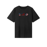 Maxbell Maxbell Women's T Shirt Summer Clothes Neck Tee for Work Vacation Beach XXL Black