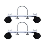 Maxbell 2x1 Pair Electric Heating Oil Heater Support Holder Replace Parts Replacements Black Wheel