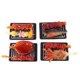 Maxbell 1/12 Dollhouse Furniture Miniatures Oven w. Foods Barbecue BBQ Kitchenware